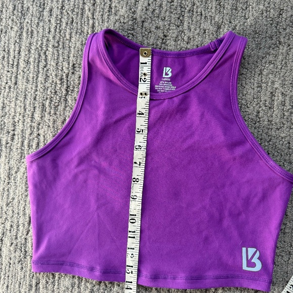 BuffBunny Purple Cropped Tank - Picture 6 of 6